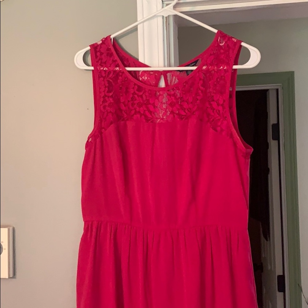 American Eagle Pink Lace Dress